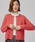 ダブルフェイスクルーネックカーディガン
