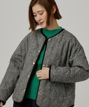 【気分に合わせて楽しめる】リバーシブルキルティングジャケット