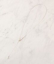 アソートパール調スライドY字ネックレス