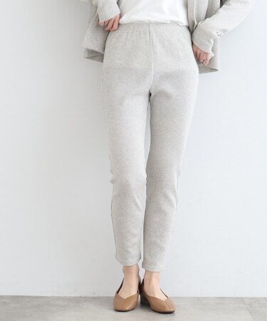 【LIFE/SETUP可能】ワッフルスリムパンツ