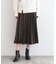 【日本製】スエード調プリーツスカート