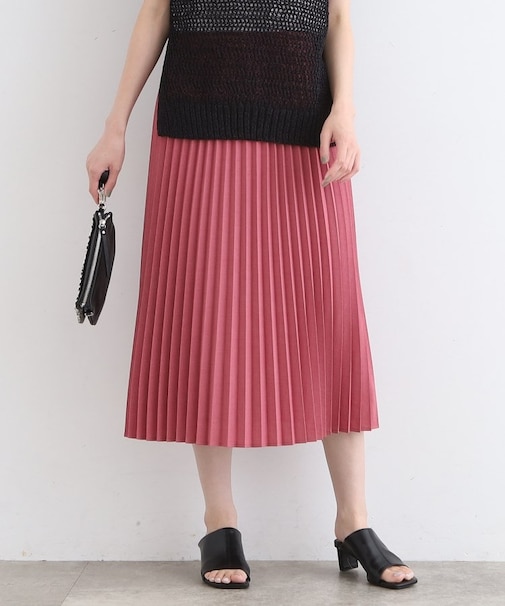 【洗える/リバーシブル】シフォンプリーツ スカート