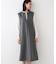 【日本製】ヘアリーキーネックジャンパードレス