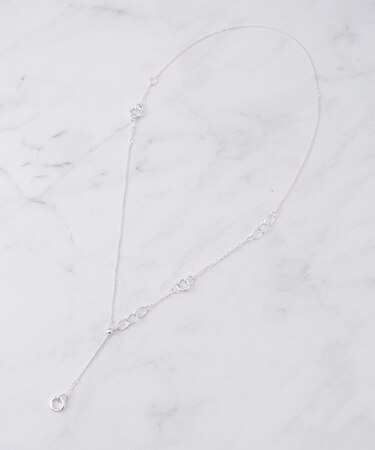 【フリードロップ／2WAY／Y字】ひねりパーツネックレス