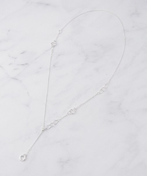 【フリードロップ／2WAY／Y字】ひねりパーツネックレス