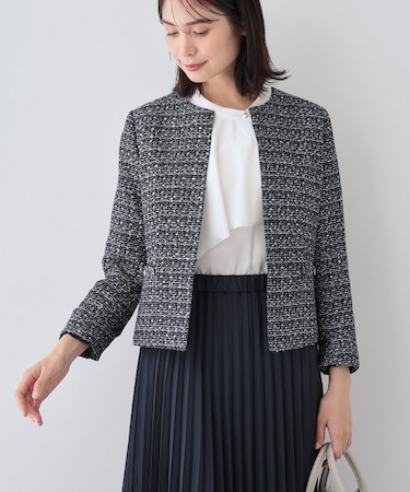 【華やか】ファンシーツイードジャケット