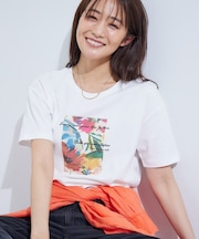 【接触冷感／UVケア／選べるデザイン】フォト＆ロゴ プリントTシャツ