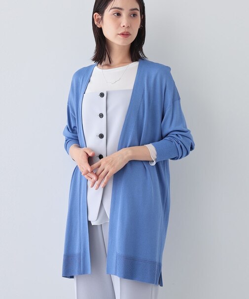 【洗える／肌触り◎】ミニマムデザイン ニットカーディガン