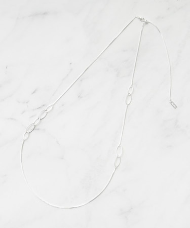 リングチェーンミドルネックレス