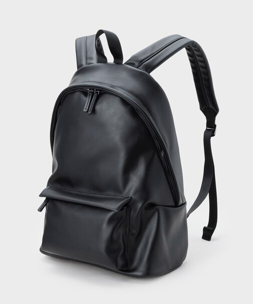 【軽量／撥水】ナイロン＆合皮 マルチリュック