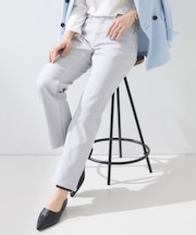 【春の新色登場！褒められデニム】スリムストレート デニムパンツ