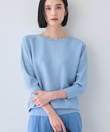 【洗える／無縫製】美シルエット ドルマンスリーブニット