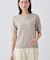 【洗える／清涼感】レーヨンストレッチ 安心丈の半袖ニット