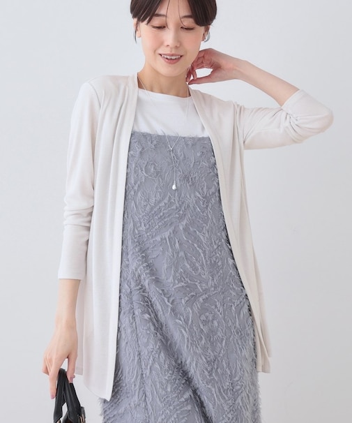 【UVケア/接触冷感】ベーシック着流しカーディガン