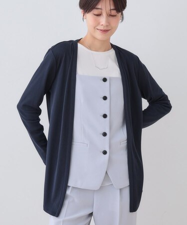 【UVケア／接触冷感】ベーシック着流しカーディガン