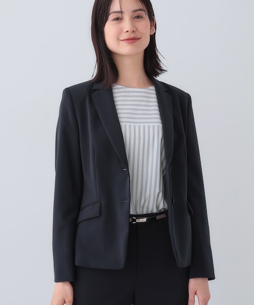 洗える／リクルートスーツ】2つボタンテーラードカラージャケット