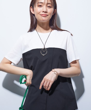 新色登場！【洗える】ビスチェレイヤード風トップス