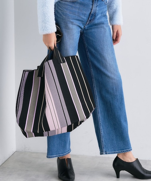 【選べる6柄/WEB限定カラー】ビッグニットバッグ