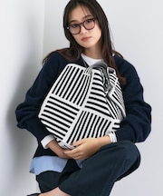 【選べる6柄／WEB限定カラー】ビッグニットバッグ