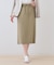 【シワになりにくい】コットンライクストレートスカート