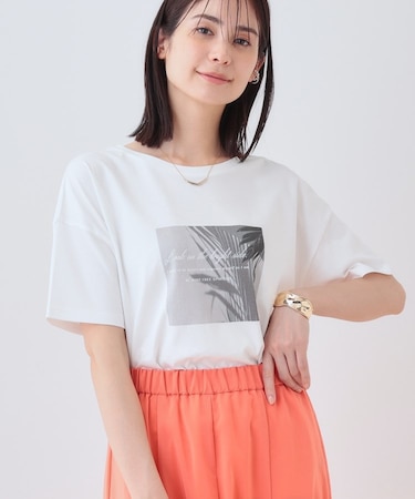 【洗える】ベーシックプリントTシャツ