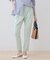 【洗える／ストレッチ】タックテーパードパンツ