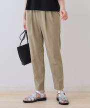 【シワになりにくい】コットンライクテーパードパンツ