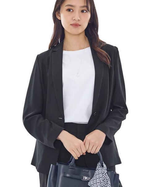 【洗える／UVケア】テーラード ナロージャケット