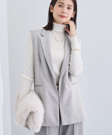 【セットアップ可能】凹凸ストレッチ素材テーラードカラージレジャケット