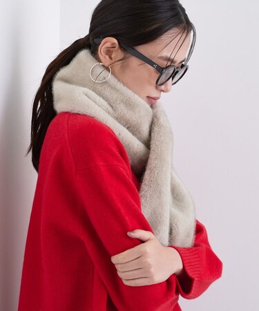 【リバーシブル】フェイクファーティペット