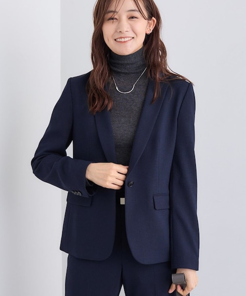 【日本製/通勤スーツ】プレシャスドビー テーラードジャケット