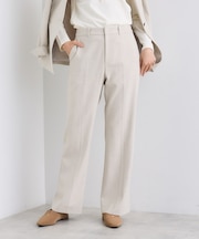 【日本製／通勤スーツ】プレシャスドビー テーパードパンツ