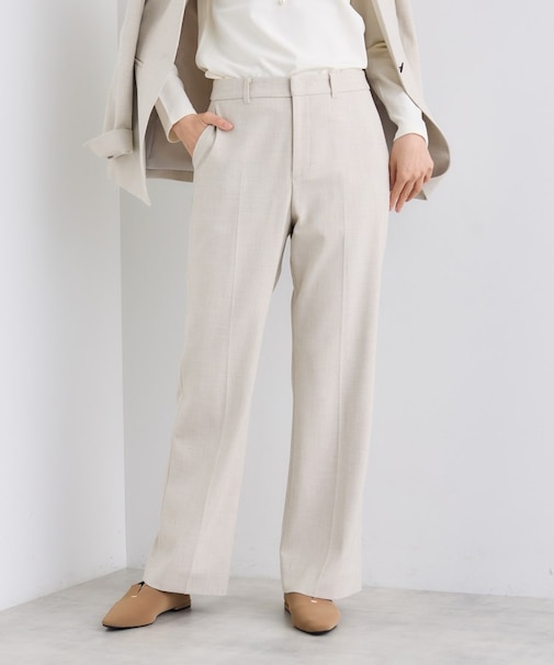【日本製／通勤スーツ】プレシャスドビー テーパードパンツ