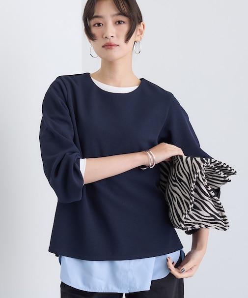 【SETUP可能/袖コンシャス】ダンボールジャージトップス