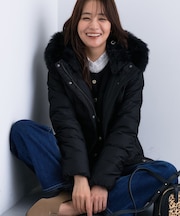 【名品/撥水/抗菌防臭】ショート丈リサイクルダウンコート