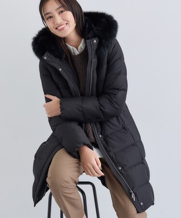 【名品/撥水/抗菌防臭】ロング丈リサイクルダウンコート