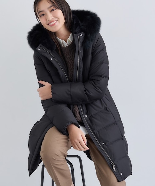 【名品/撥水/抗菌防臭】ロング丈リサイクルダウンコート