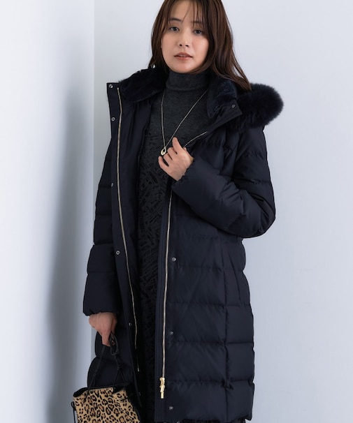 【名品/撥水/抗菌防臭】ロング丈リサイクルダウンコート