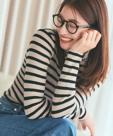 【洗える/毛玉になりにくい】エクストラファインウール リブタートルニット