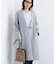 【軽量／ウール混】ライトフォルム ロングコート