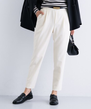 【洗える/裏起毛】ストレッチウォームパンツ