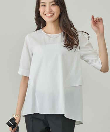 【UVケア】バックデザインブラウス