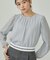 【袖コンシャス】シアードットブラウス