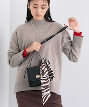 【冬ニット人気NO．1！／カシミヤ混】ミドルゲージハイネックニット