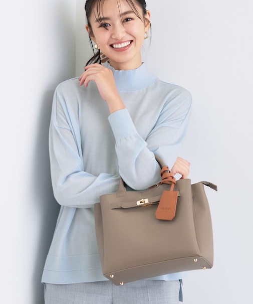 【洗える／毛玉になりにくい】エクストラファインウール ハイネックニット