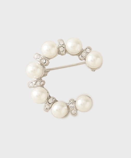 【贈り物／クリスマス】ホリデーモチーフブローチ