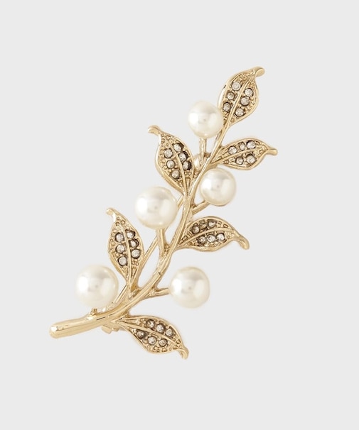 【贈り物／クリスマス】ホリデーモチーフブローチ