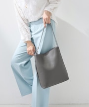 【A4収納可能／合皮】配色デザインワンショルダーバッグ