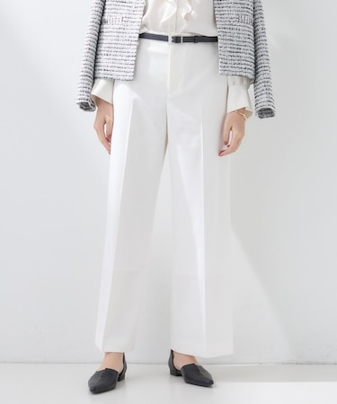 【新作褒められパンツ】快温ワイドパンツ