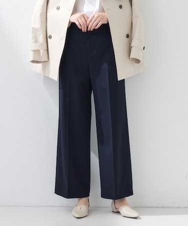 【新作褒められパンツ】快温ワイドパンツ